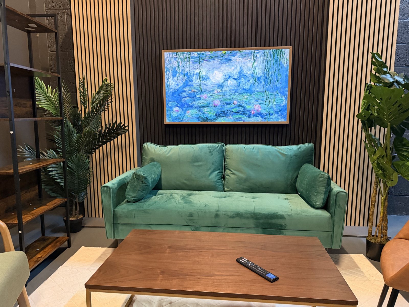 The sofa set in Studio 3